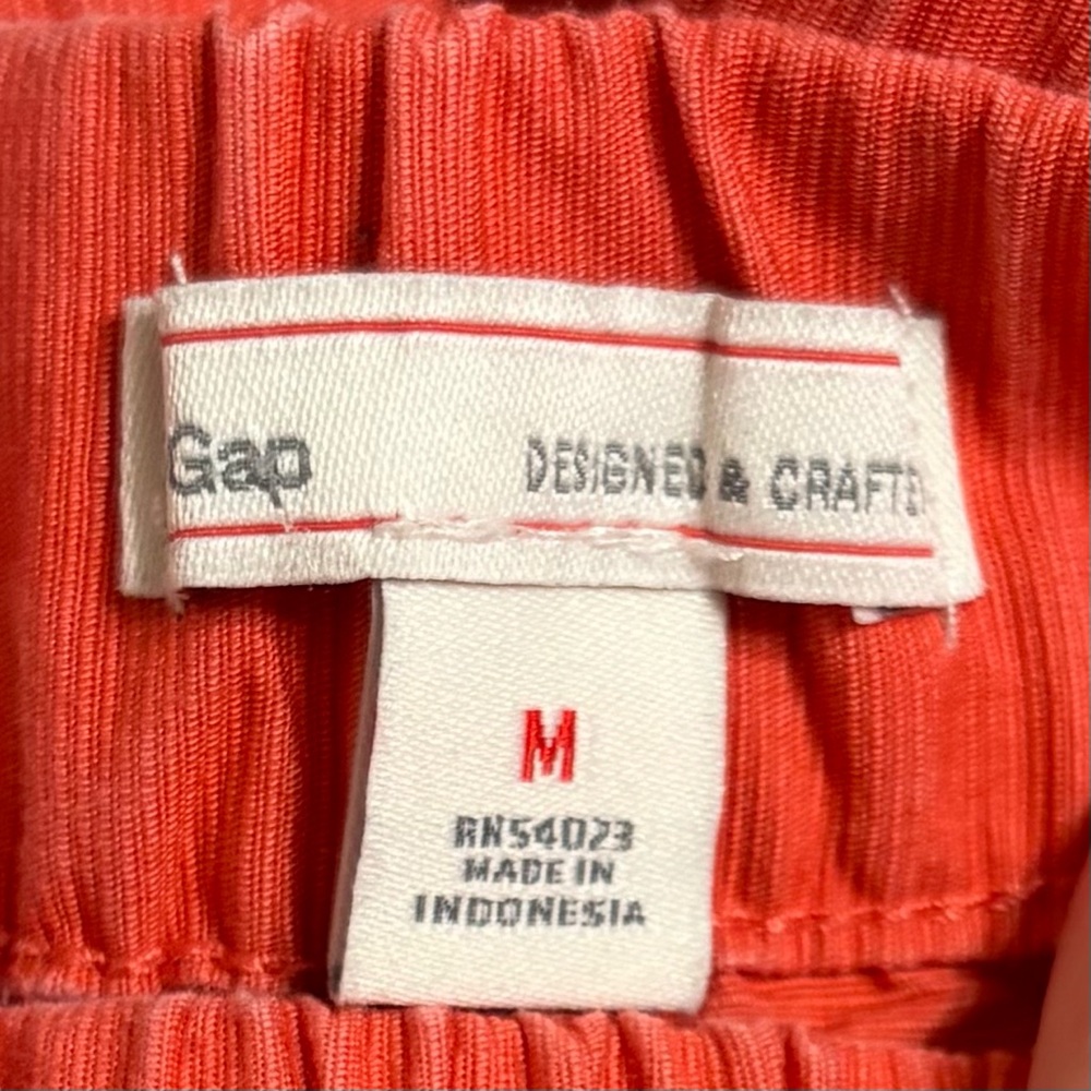 •GAP• Cotton/Linen Elastic Waist Skirt – Size Medium - Picture 2 of 7